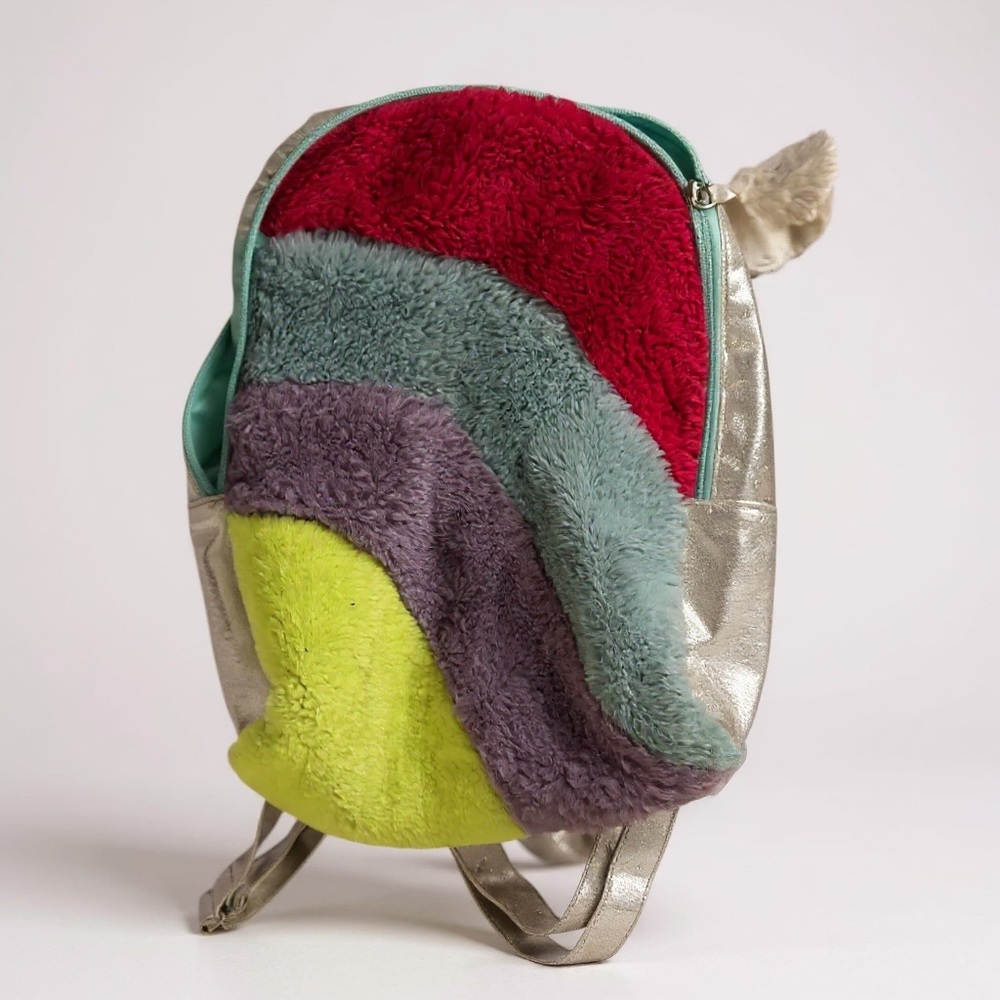 2x15$ Target Multicolor Plush Kids Backpack Small rainbow